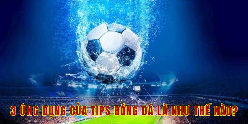 3 ứng dụng của tips bóng đá là như thế nào?